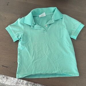 Grace Mint Green Kids Polo Shirt